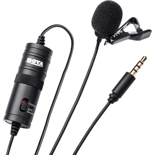 BOYA BY-M1 Omnidirectional Lavalier Microphone Black in Kenya – Camera Stuff Kenya