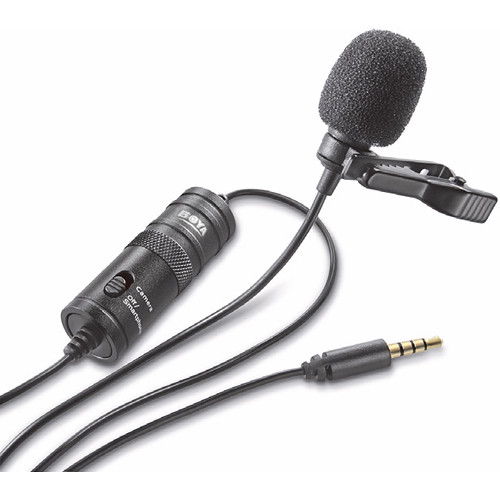 BOYA BY-M1 Omnidirectional Lavalier Microphone Black in Kenya – Camera Stuff Kenya