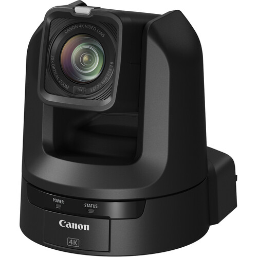 Canon CR-N300 4K NDI PTZ Camera with 20x optical zoom, featuring a compact design for professional video production and live streaming.