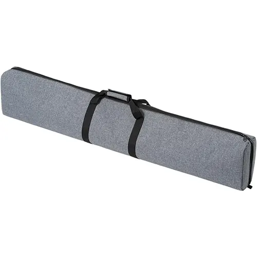 Black heavy-duty carrying case for C-stand with padded interior and reinforced handles." "Durable padded transport case for C-stand and grip equipment.