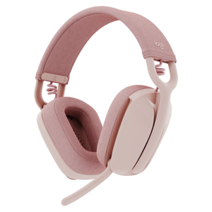 Logitech Zone Vibe 100 Bluetooth Headset, a lightweight wireless headset with a sleek design, ideal for work and calls.
