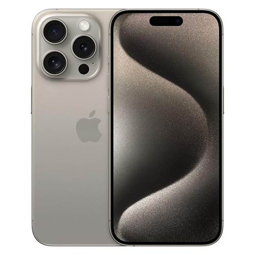 Refurbished iPhone 15 Pro Max in Natural Titanium – 256GB storage, 8GB RAM – Premium condition at Camera Stuff Kenya.
