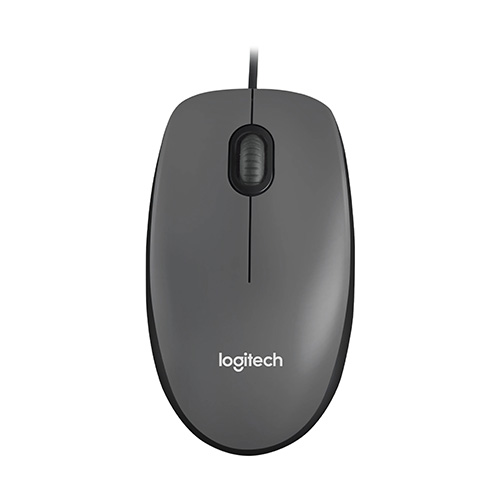 Logitech M100 Corded Mouse available in Kenya at Camera Stuff Kenya — a reliable, plug-and-play USB mouse for work, study, and creative professionals.