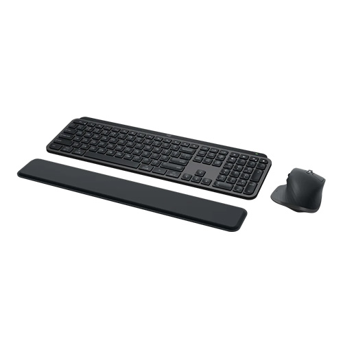Logitech MX Keys S Combo Computer Keyboard – Wireless, Backlit, Multi-Device Keyboard for Mac, PC, and Content Creation