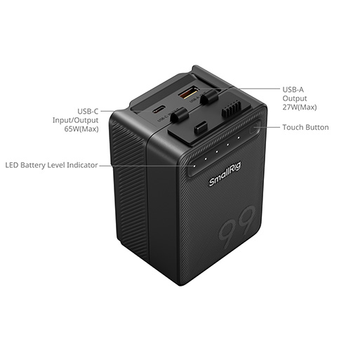 SmallRig VB99 Lite mini V-Mount Battery for compact video camera rigs in Kenya