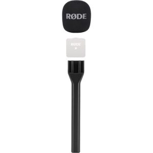 Turn your Wireless GO Transmitter into a handheld microphone with the RODE Interview GO. Once the transmitter is slotted snugly into the Wireless GO's cradle, the adapter will give you the sound and appearance of a handheld microphone. Buy at the Best Price Online from Camera Stuff Kenya, Nairobi Discover the best deals on cameras and photography gear at Camera Stuff Kenya, Nairobi. Shop online for top-quality products at unbeatable prices and enjoy fast, reliable delivery across Kenya. Elevate your photography game today—order now!