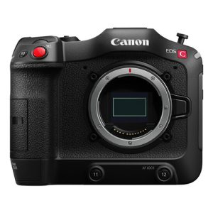 Canon EOS C70 RF-Mount Cinema Camera with a compact design, 4K 120p recording, Dual Pixel AF, and built-in ND filters. Ideal for filmmakers and content creators in Kenya.