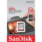 SanDisk 128GB Ultra UHS-I SDXC memory card Kenya front view