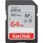 SanDisk 64GB Ultra UHS-I SDXC memory card front view Kenya