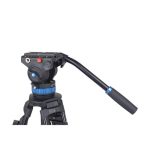 Sirui SH25 Aluminum Video Camera Tripod with Fluid Head - Image 5