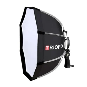 Triopo 120cm Deep Octagon Speedlite Softbox with Flash Bracket
