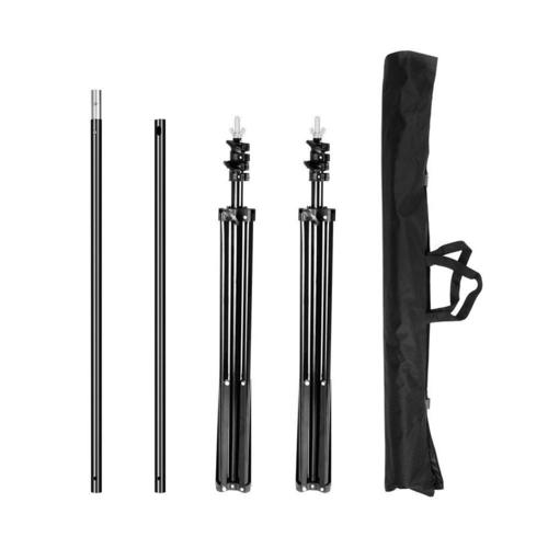 Adjustable Background Support Stand Photo Backdrop Crossbar Kit  (2mx3m) - Image 2