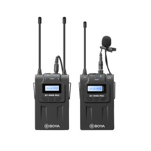 BOYA BY-WM8 Pro-K1 UHF Mono/Stereo Dual-Channel Wireless Lavalier Microphone System