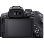 Canon EOS R10 mirrorless camera with RF-S 18-45mm f/4.5-6.3 lens, featuring a 24.2MP APS-C sensor, 4K video, and fast Dual Pixel AF. Perfect for photography and vlogging.