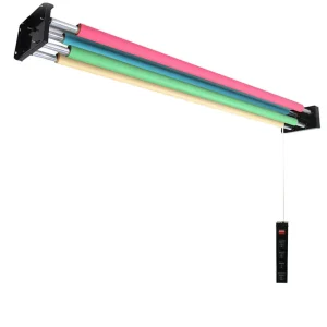 Bundle | 4 Roller Studio Background Support Kit (Electric/ Automatic) | 4 Seamless Background Papers