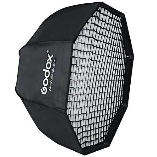 GODOX Quick Open Softbox 120cm Bowens Mount with Grid for Studio Strobe