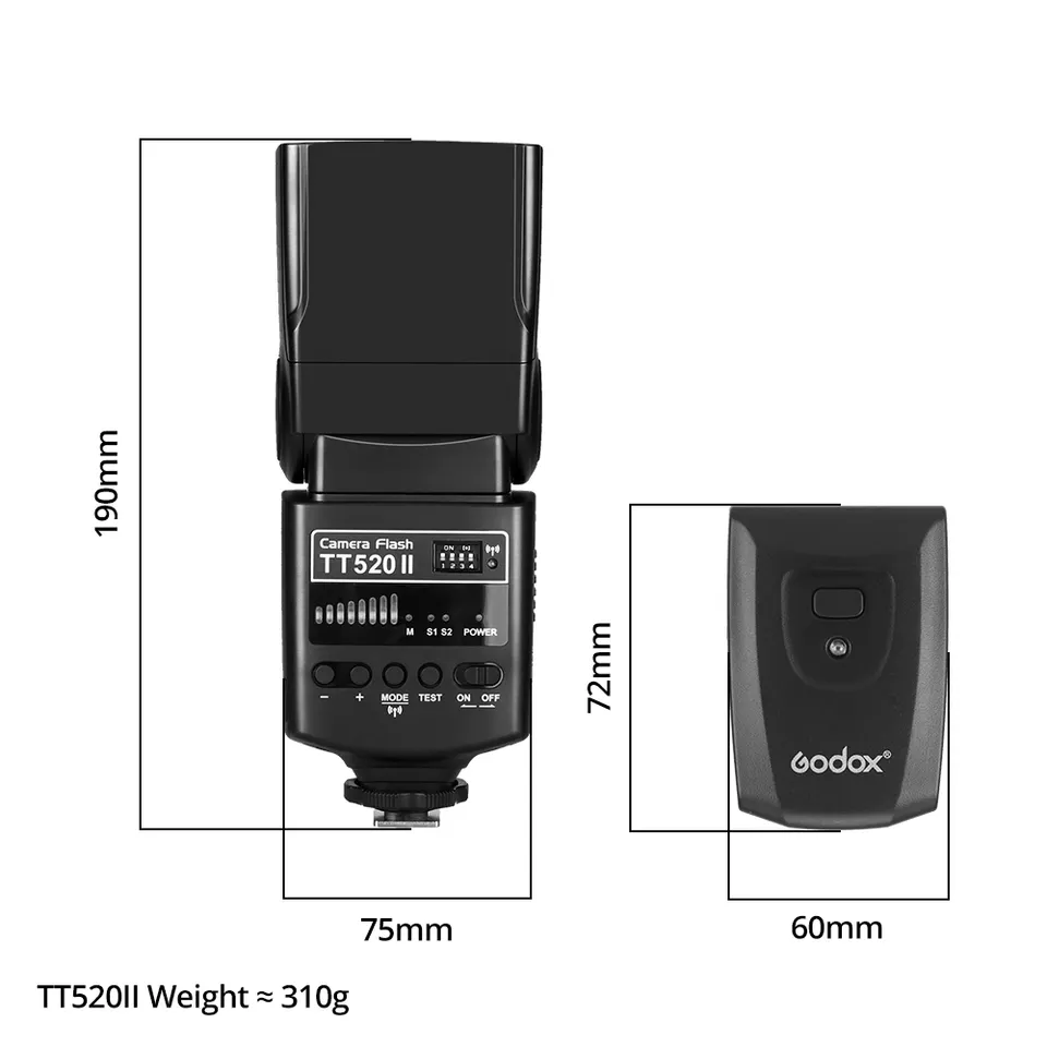 Godox TT520 II Thinklite Flash Speedlite with Trigger - Image 4