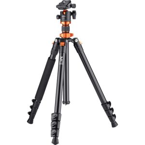 K&F Concept DSLR Camera Aluminum Tripod with Monopod and Ball Head Kit (SA254M2)