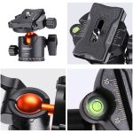 K&F Concept SA254M2 DSLR Camera Tripod with Monopod - Image 6