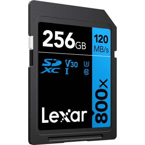 Lexar 256GB High-Performance 800x UHS-I SDXC Memory Card (Blue) - Image 2