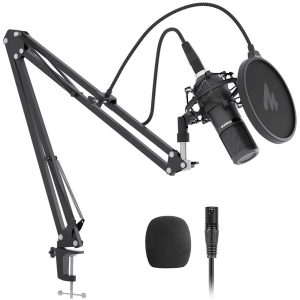 Maono AU-PM320S Professional Condenser XLR Microphone Kit with Stand and XLR Cable