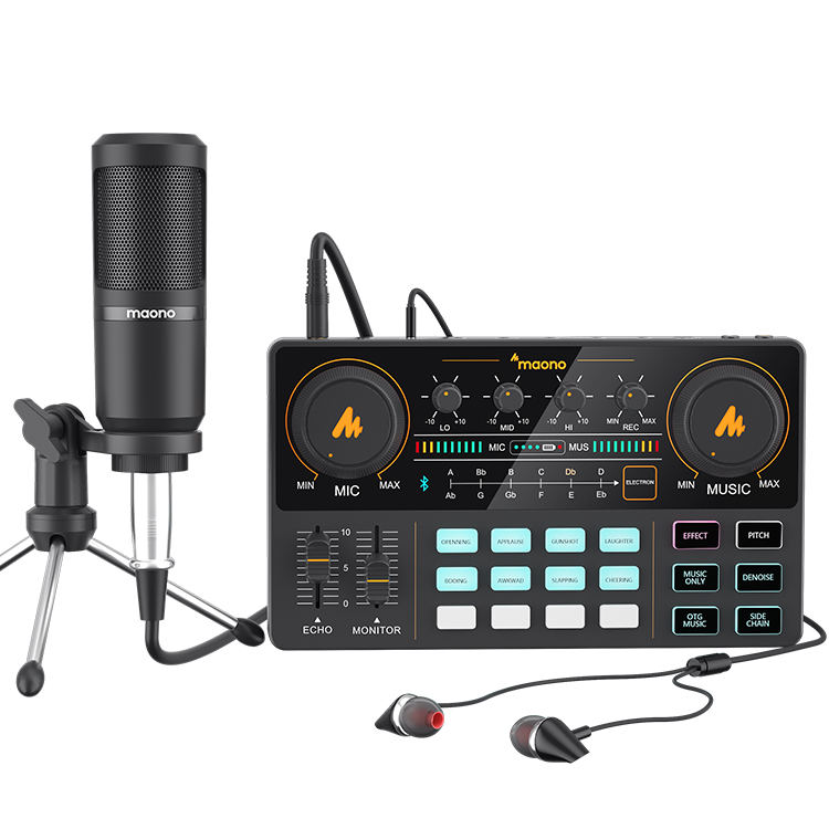 MAONOCASTER Lite AU-AM200 Portable All-In-One Podcast Production Studio Bundle - Image 2