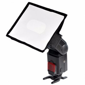 Portable Rectangular Mini-Soft Box for speedlites (17x15cm/7"x 6" )