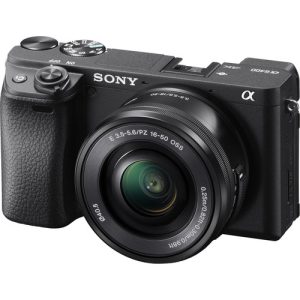 Used Sony a6400 Mirrorless Camera with 16-50mm Lens for photography, vlogging, and DSLR camera upgrades in Nairobi, Kenya.