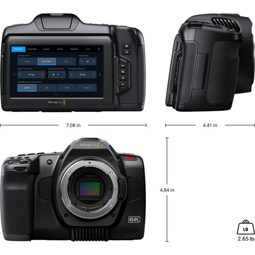 Blackmagic Design Pocket Cinema Camera 6K G2 (Body Only) - Image 5