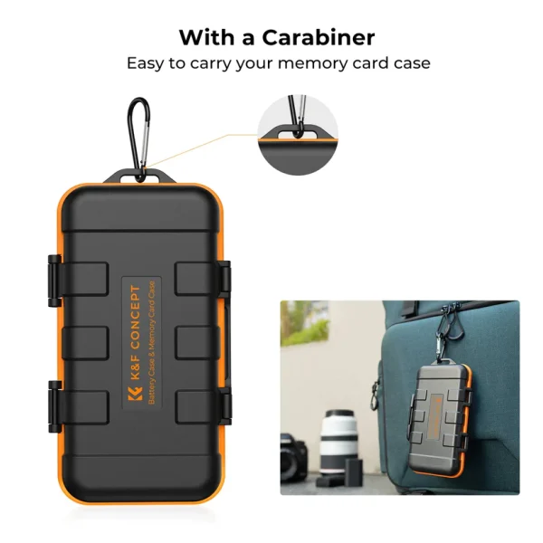 K&F Concept Camera Battery and Memory Card Case - Image 4