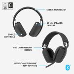 Logitech Zone Vibe 100 Wireless Headphones - Image 2