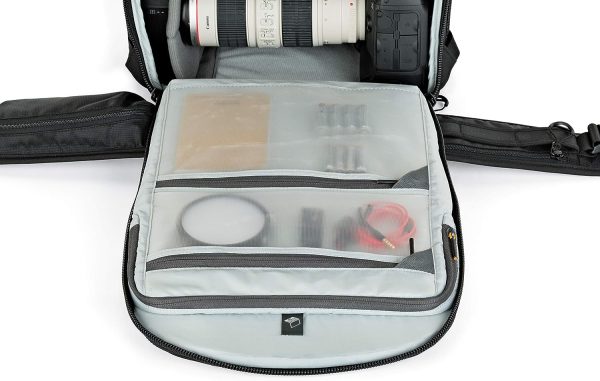Lowepro ProTactic BP 450 AW II Camera and Laptop Backpack (Black, 25L) - Image 4