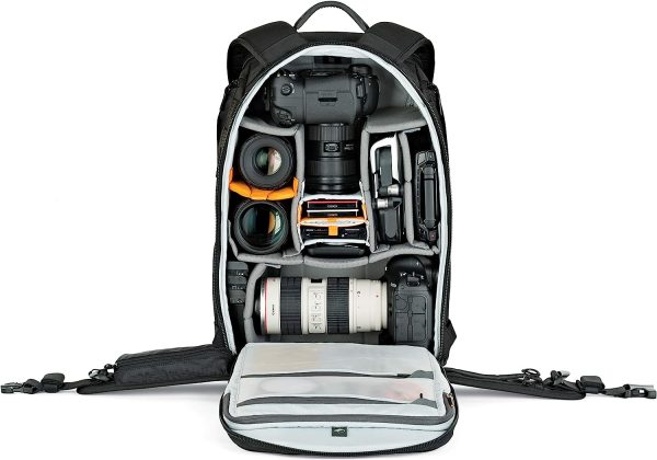 Lowepro ProTactic BP 450 AW II Camera and Laptop Backpack (Black, 25L) - Image 2