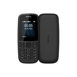 Nokia 105 Dual Sim Mobile Phone - Charcoal / Simba Blue / Cyan