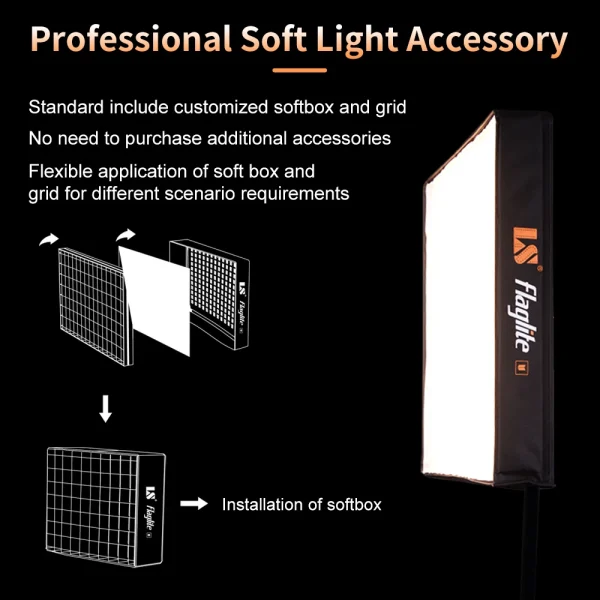 Portable Folding LED Panel Light LS 200W - Image 3