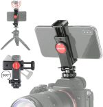 Ulanzi ST-06 Smartphone Holder Tripod Mount with 360-degree rotation and cold shoe at Camera Stuff Kenya.