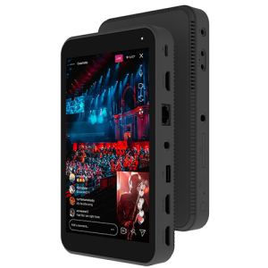 YoloLiv Instream vertical live streaming encoder and monitor with multi-camera support, ideal for mobile creators and professionals.