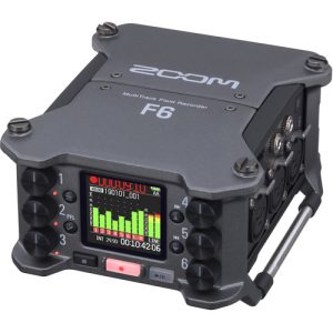 Zoom F6 6-Input / 14-Track Multitrack Field Voice Recorder