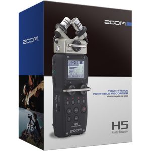 Zoom H5 4-Input / 4-Track Portable Handy Voice Recorder