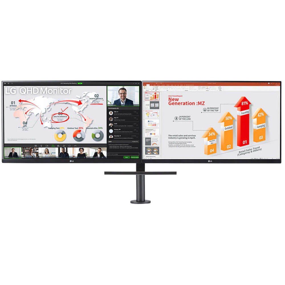 Ergo Dual 27-inch QHD Computer Monitor - Image 3