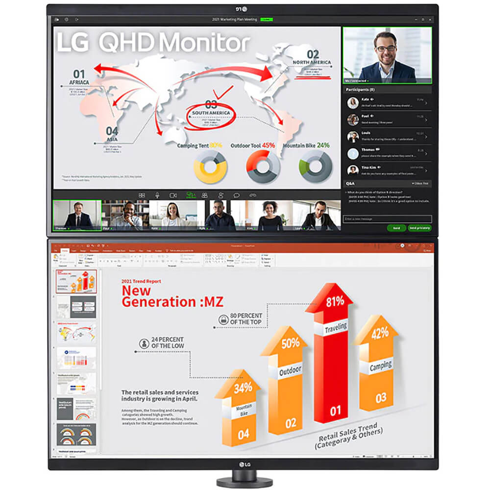 Ergo Dual 27-inch QHD Computer Monitor - Image 5