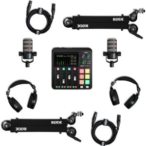 Bundle | RODE RODECaster Duo 2-Person Podcasting Kit