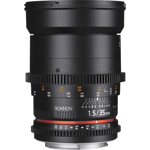 Used Rokinon 35mm T1.5 Cine DS Lens for Canon EF Mount - Image 2