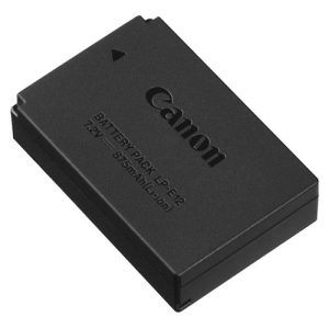 Canon LP-E12 Battery 7.2V Output 875mAh Capacity Powers EOS M50 and M100 Cameras For Rebel SL1 & PowerShot SX70 HS The Canon LP-E12 Lithium-Ion Battery Pack features a 7.2V output and an 875mAh capacity. Charge it using the Battery Charger LC-E12 (not included).