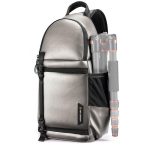 Golden K&F Concept Camera Sling Bag with a 10-liter capacity, designed for carrying camera equipment securely and stylishly.
