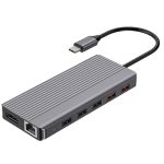 Powerology 11 in 1 USB-C Hub Ethernet & HDMI VGA - Image 3