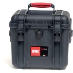 The HPRC (High-Performance Resin Cases) HPRC4050DK Waterproof Hard Case (Black) is a lightweight, waterproof, unbreakable case. The case can be used to carry audio, photo or video equipment and accessories. It meets ATA 300 specifications for shipping cases. The hard resin shells are virtually unbreakable and the interior rubber O-ring keeps the case air and watertight. The case has an air pressure release valve. It is carried by a super-soft rigid grip handle. HPRC4050 Waterproof Hard Case with durable exterior, customizable foam interior, and ergonomic handle, designed for secure storage and transport of sensitive equipment.