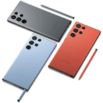A sleek, modern smartphone with a large touchscreen display, held in a hand, showcasing its slim design and vibrant interface for calls, apps, and multimedia.