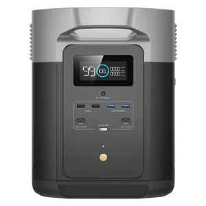 EcoFlow DELTA Max 1600 portable power station with 1.6kWh capacity, solar-compatible, for home backup or outdoor adventures.