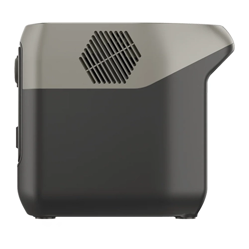 EcoFlow RIVER 2 Pro Portable Power Station with 800W output, displaying LCD screen, multiple ports, and compact design for outdoor or emergency power.